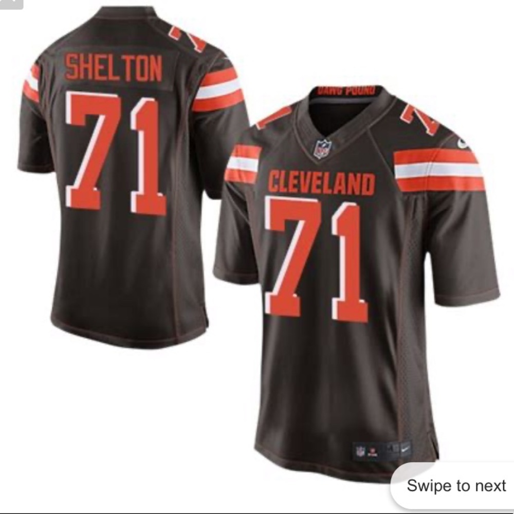 NFL Nike Cleveland Browns Football Jersey Shelton